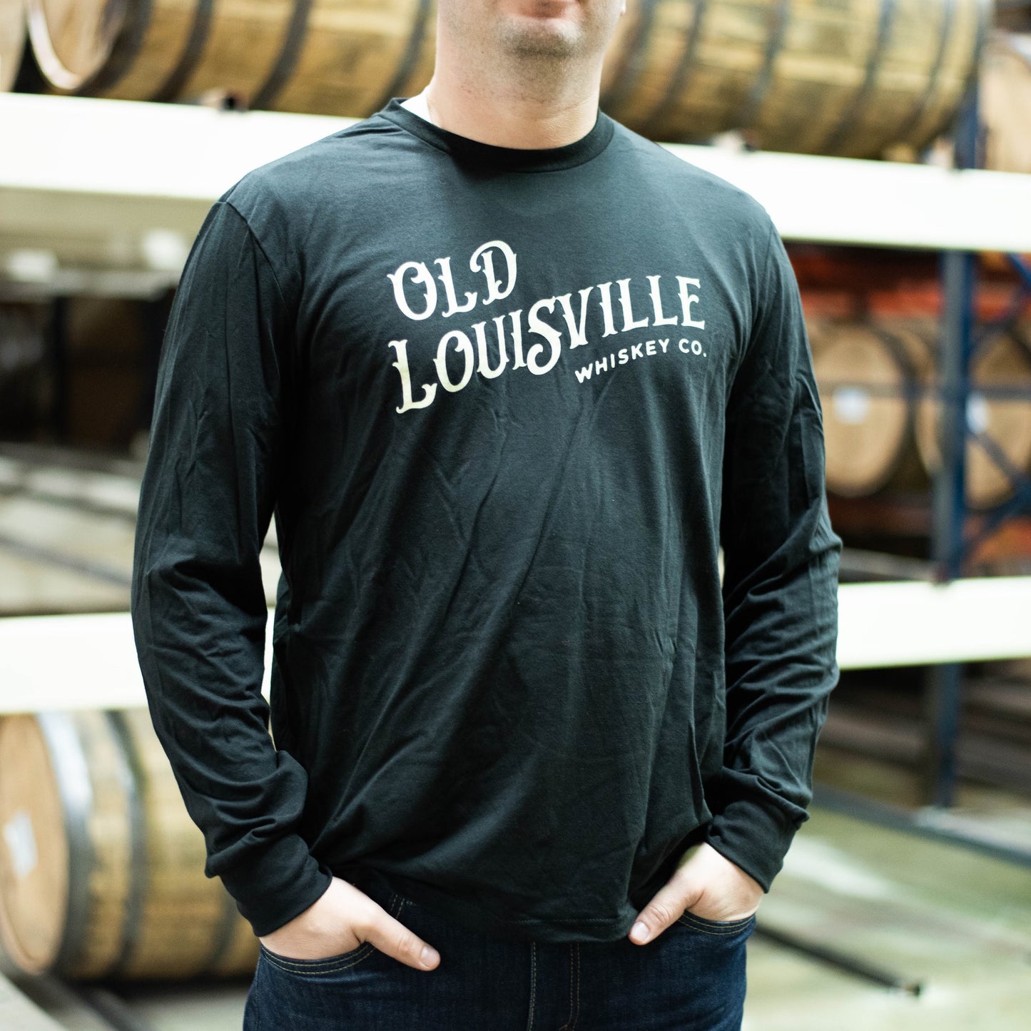 Old Louisville Whiskey Co Black Long Sleeve Shirt