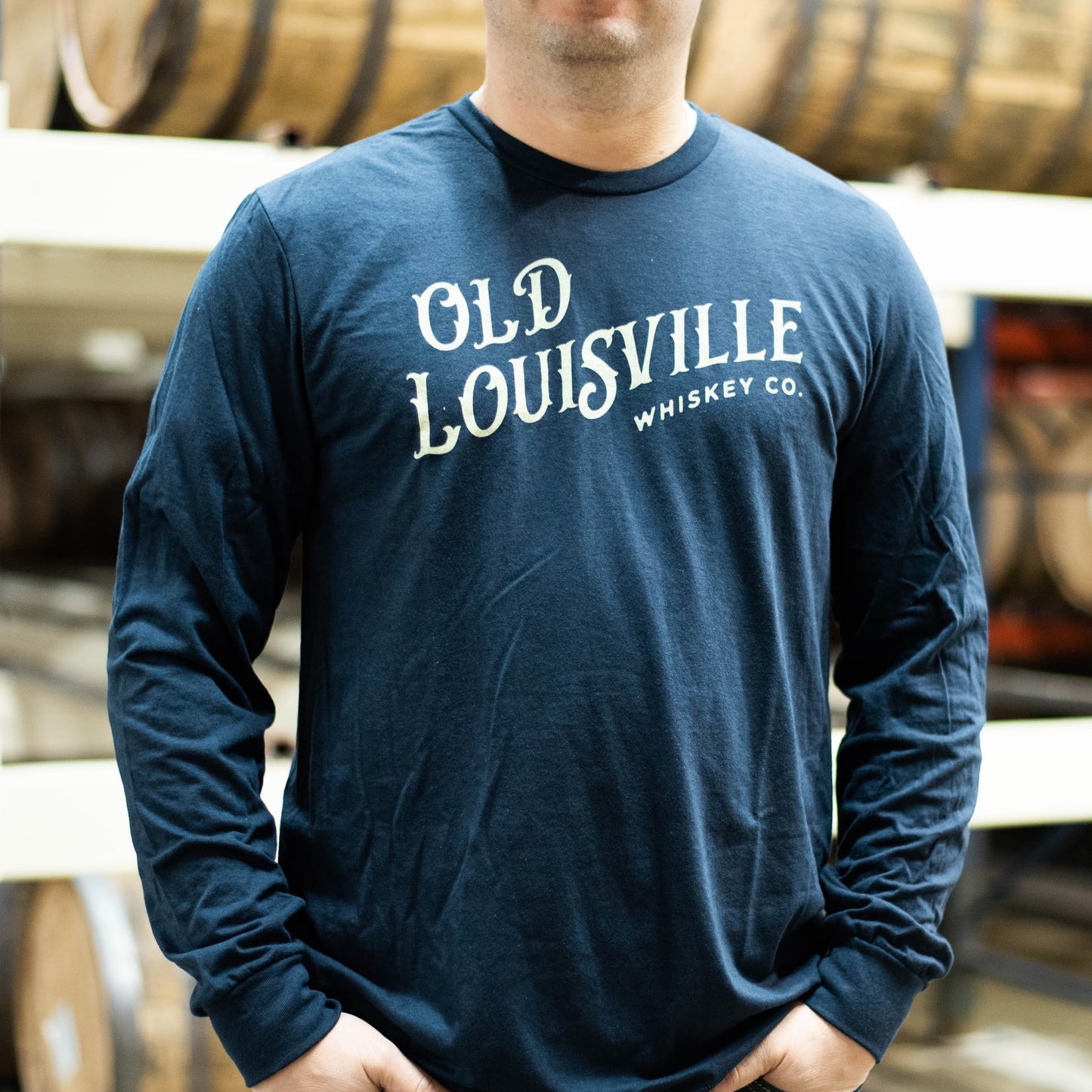 Old Louisville Whiskey Co Navy Long Sleeve Shirt