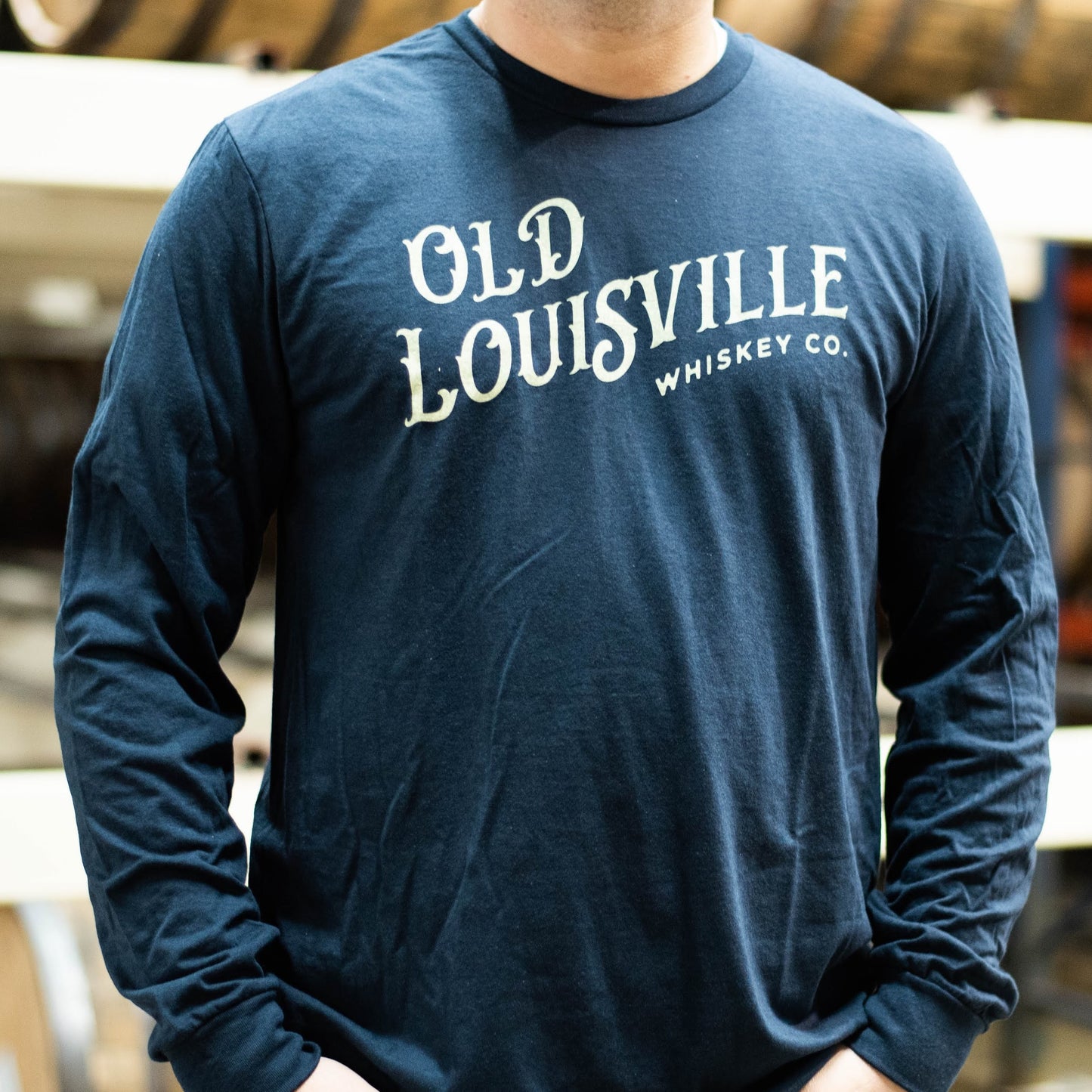 Old Louisville Whiskey Co Navy Long Sleeve Shirt