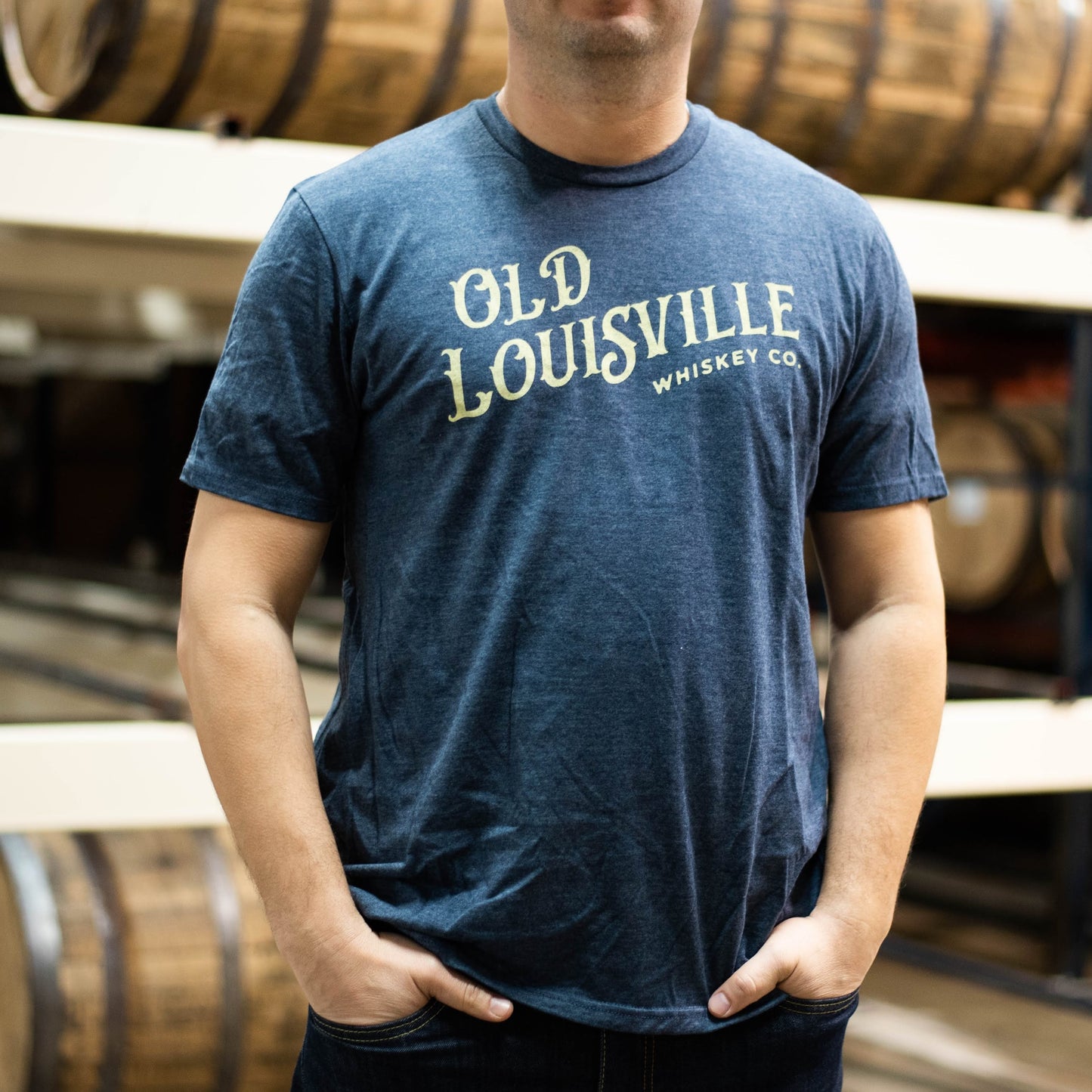 Old Louisville Whiskey Co Blue T-Shirt