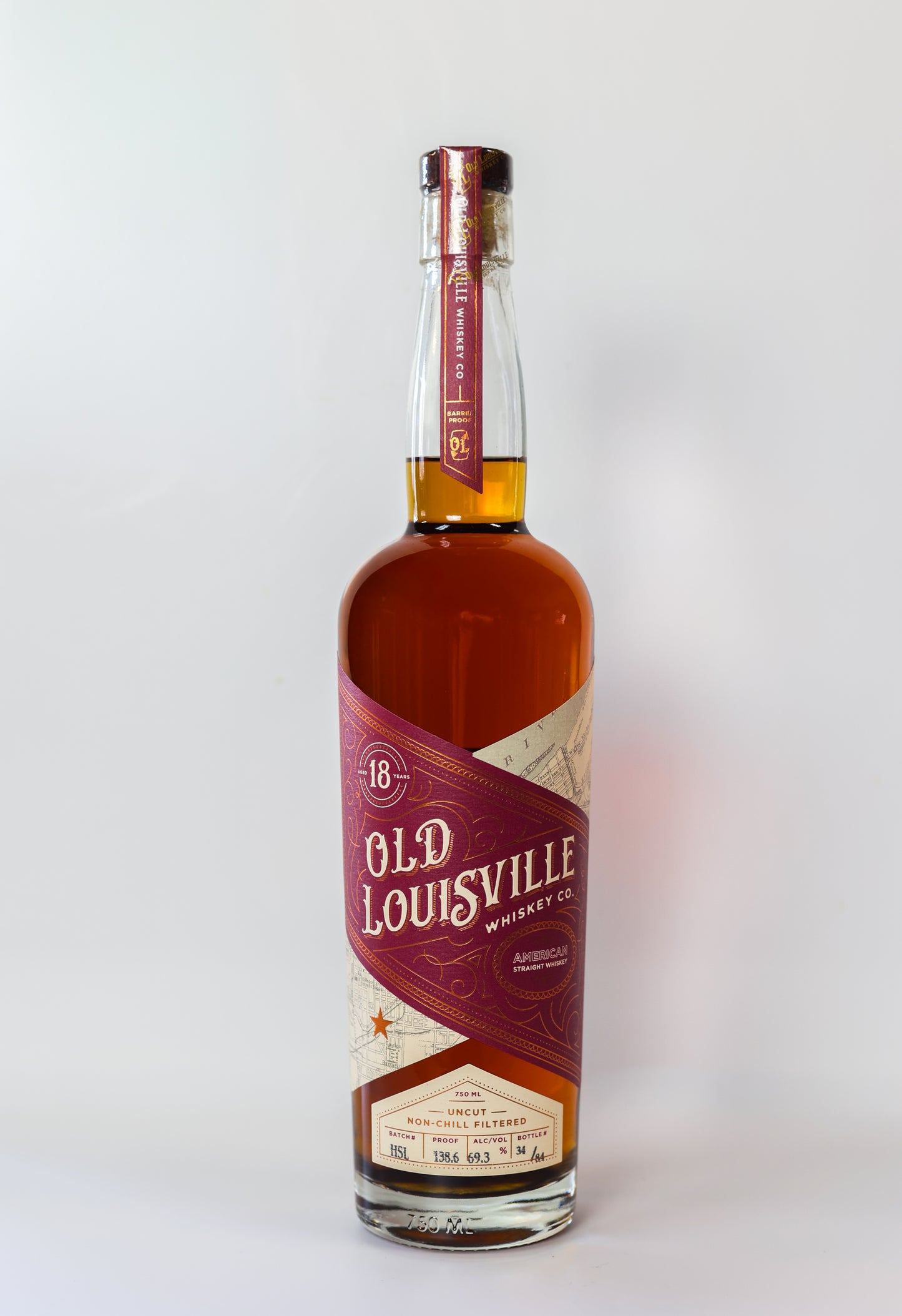 Old Louisville Whiskey Co. 18 Year Whiskey