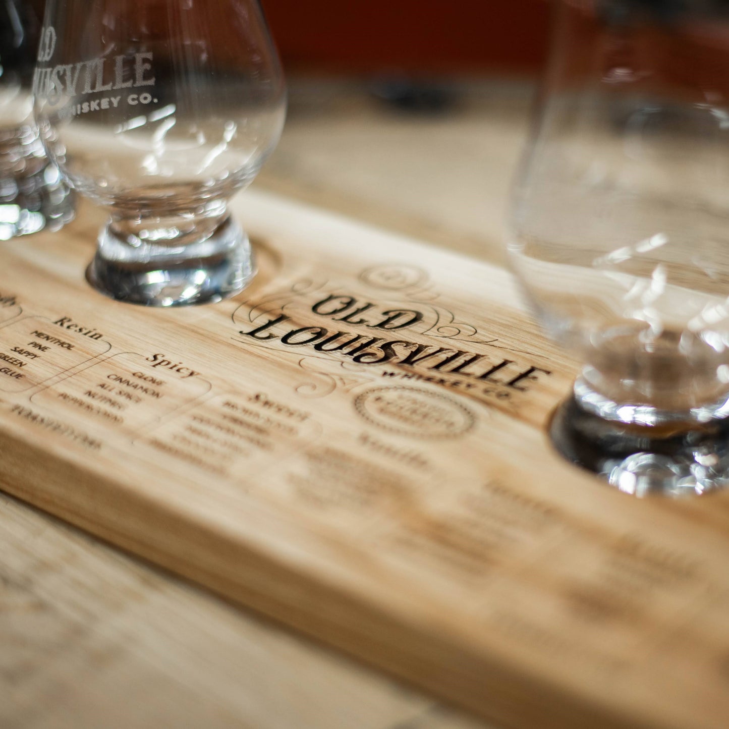 Old Louisville Whiskey Co Tasting Board